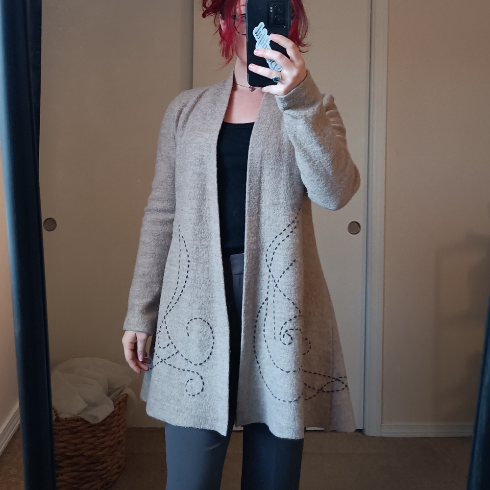 Felted Wool Anthropologie Sweater